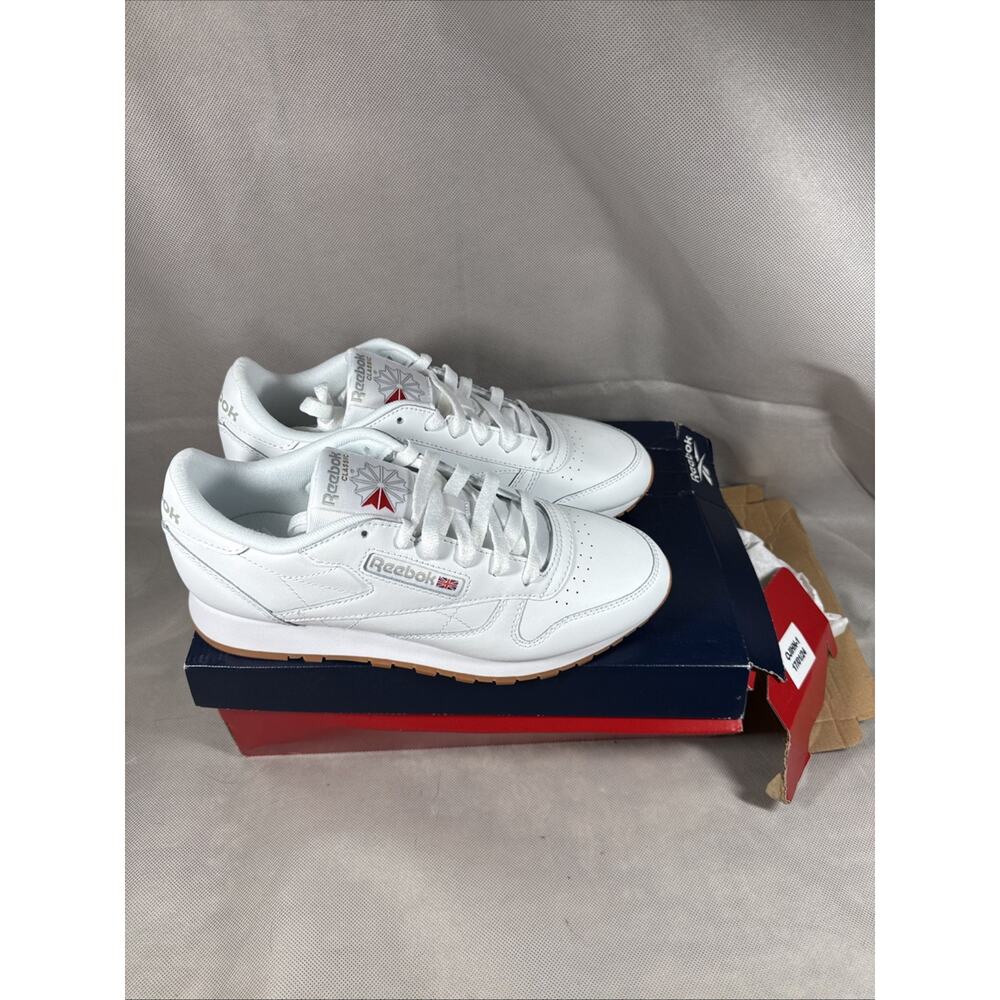 Reebok Classic Leather Sneakers for Women -White Tennis Shoes Sz 9